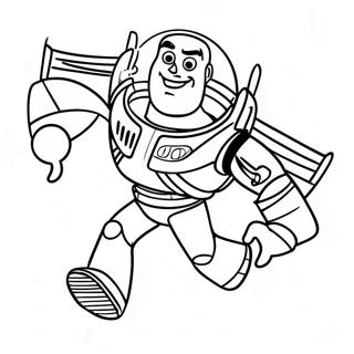 Buzz Lightyear Flyger Malarbild 28397-6179