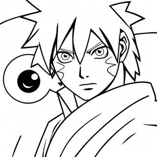 Sasuke Med Sharingan Malarbild 28854-6274