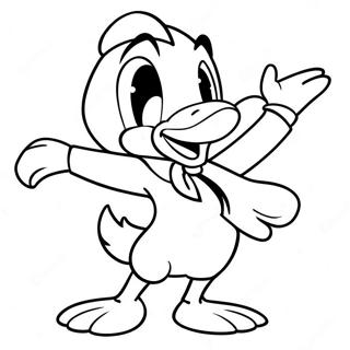 Daffy Duck I En Tokig Pose Malarbild 29118-6338