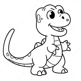 Glad Chibi Dinosaurie Malarbild 29205-6358