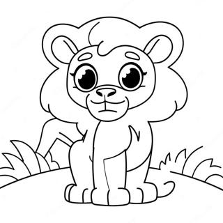 Sot Steven Universe Med Lejon Malarbild 29578-6451