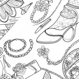 Chica Accessoarer Mode Malarbild 29668 6469