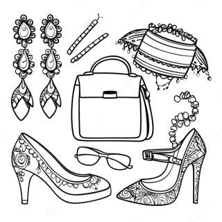 Chica Accessoarer Mode Malarbild 29668 6471