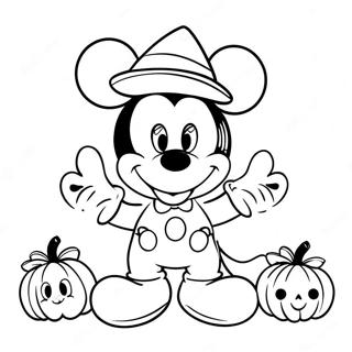 Disney Halloween Målarbilder