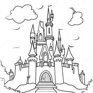 Spokligt Disney Slott Malarbild 30220 6590