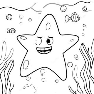 Patrick Star Under Vattenaventyr Malarbild 32460-7074