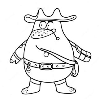 Patrick Star I Piratkostym Malarbild 32461-7078