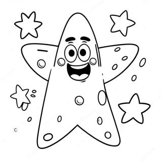 Glad Patrick Star Malarbild 32462 7084