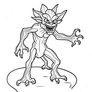 Demogorgon I Skuggorna Malarbild 32725-7134