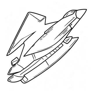 Snabb Jet Som Flyger Hogt Malarbild 33165-7239