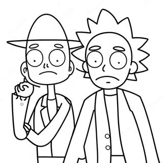 Rick Och Morty Aventyr Malarbild 33629-7333