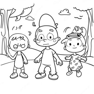 Rugrats Rolig Dag I Parken Malarbild 34088-7446