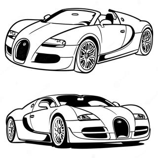 Sportig Bugatti Veyron Malarbild 36054-7878