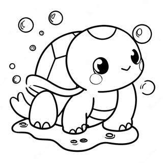 Sot Squirtle Simmande Malarbild 36598-7995