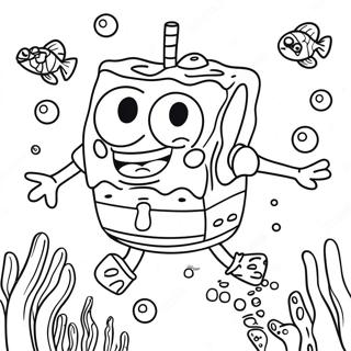 Spongebob Fyrkant Underwater Adventure Malarbild 3660-2730