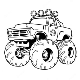 Blaze Monstertruck Som Tavlar Malarbild 37554-8196