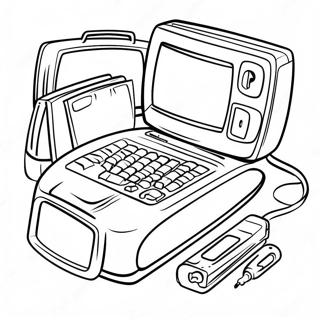 Y2k Teknikprylar Malarbild 38460 8411