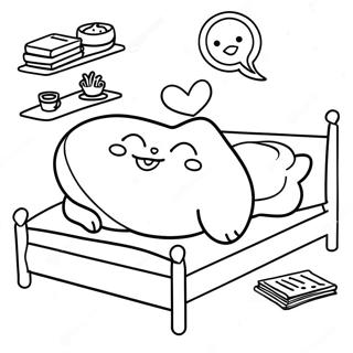 Gudetama Lat I Sangen Malarbild 39371-8598