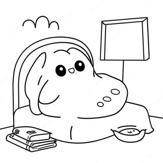 Gudetama Lat I Sangen Malarbild 39371-8599