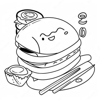 Gudetama I En Sushirulle Malarbild 39374-8610