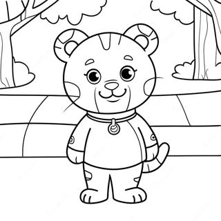 Daniel Tiger I Grannskapet Malarbild 39457-8617