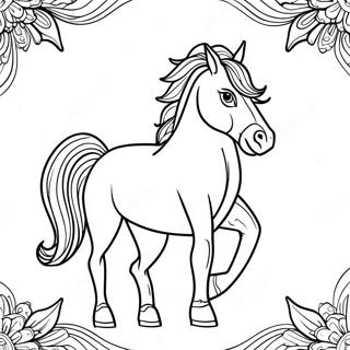 Majestatisk Ande Hast Malarbild 39549-8640