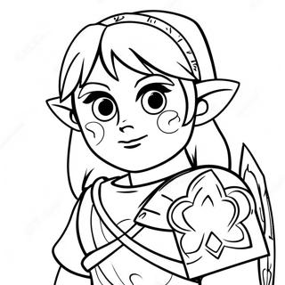 Link Utforskar Hyrule Malarbild 39826 8706