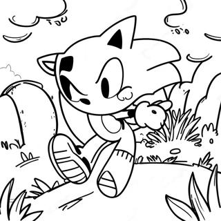 Sonic Springer Genom Green Hill Zone Malarbild 3 1343