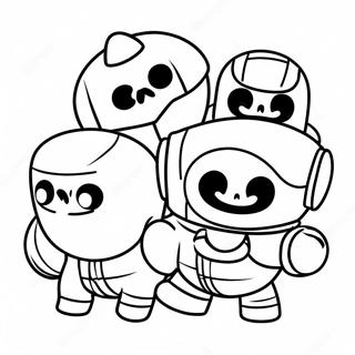 Brawl Stars Teamwork Action Malarbild 40266-8798