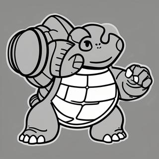 Blastoise Vattenspruta Malarbild 40830-8916