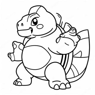 Blastoise Stridsstallning Malarbild 40831-8917