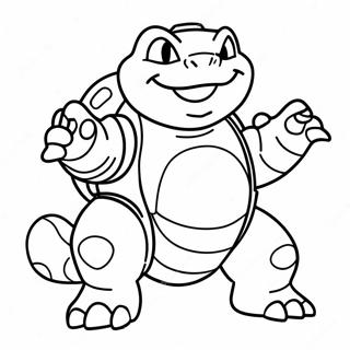 Blastoise Stridsstallning Malarbild 40831-8918