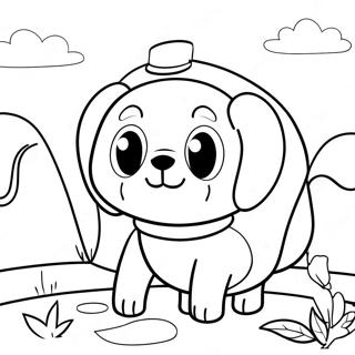 Jake Hunden Aventyr Malarbild 41003-8960