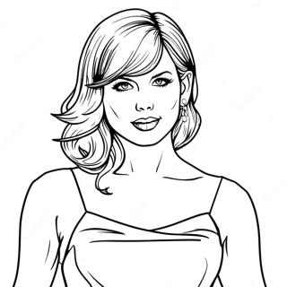 Taylor Swift Pa Grammy Awards Malarbild 4111 1166