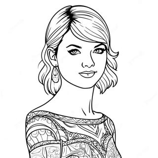 Taylor Swift Pa Grammy Awards Malarbild 4111 1167