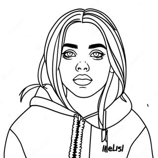 Billie Eilish Portratt Malarbild 41269-9016