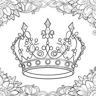 Glittrande Juvelkrona Malarbild 41541-9079