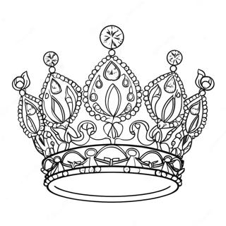 Glittrande Juvelkrona Malarbild 41541-9080