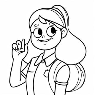 Gravity Falls Mabel Pines Malarbild 42547-9294