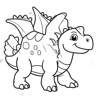 Stegosaurus Målarbilder