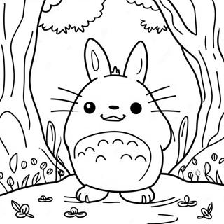 Glad Totoro I Skogen Malarbild 43812-9577