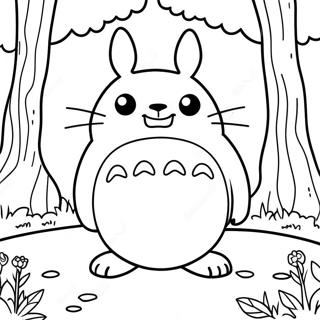 Glad Totoro I Skogen Malarbild 43812-9578