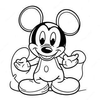 Mickey Mouse Glad Malarbild 4465-1066