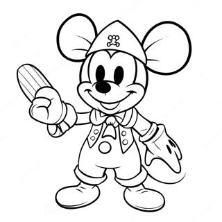 Mickey Mouse Målarbilder