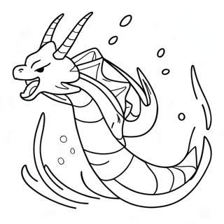 Gyarados I Strid Malarbild 45408-9934