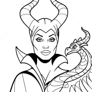 Maleficent Med Drake Malarbild 45757-10014