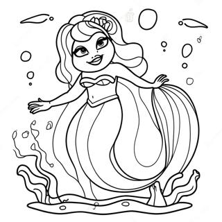 Ursula I Havet Malarbild 45758-10018