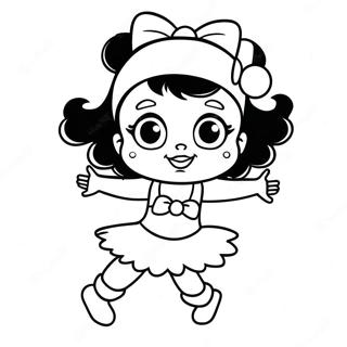 Betty Boop Dansande Malarbild 46524-10174