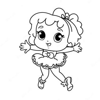 Betty Boop Dansande Malarbild 46524-10175