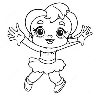 Betty Boop Dansande Malarbild 46524-10176